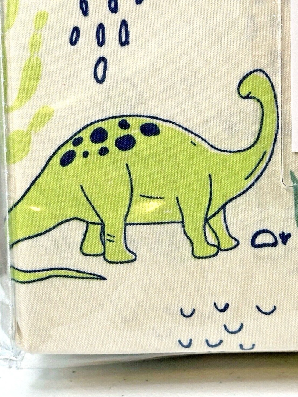 Wendy Bellissimo Colorful 3-Piece Twin Dinosaur Beige Sheet Set 100% Polyester - Picture 6 of 6